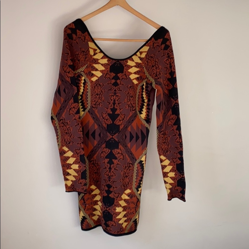 Free people sweater dress sz L